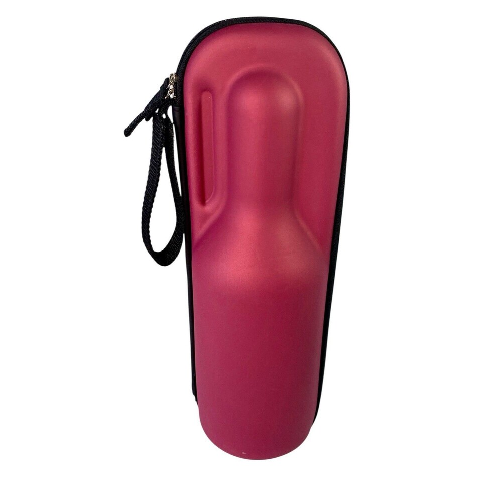 Rabbit Wine Trek Wine Bottle Carrier with Ice Pack Mauve Pink Insulated